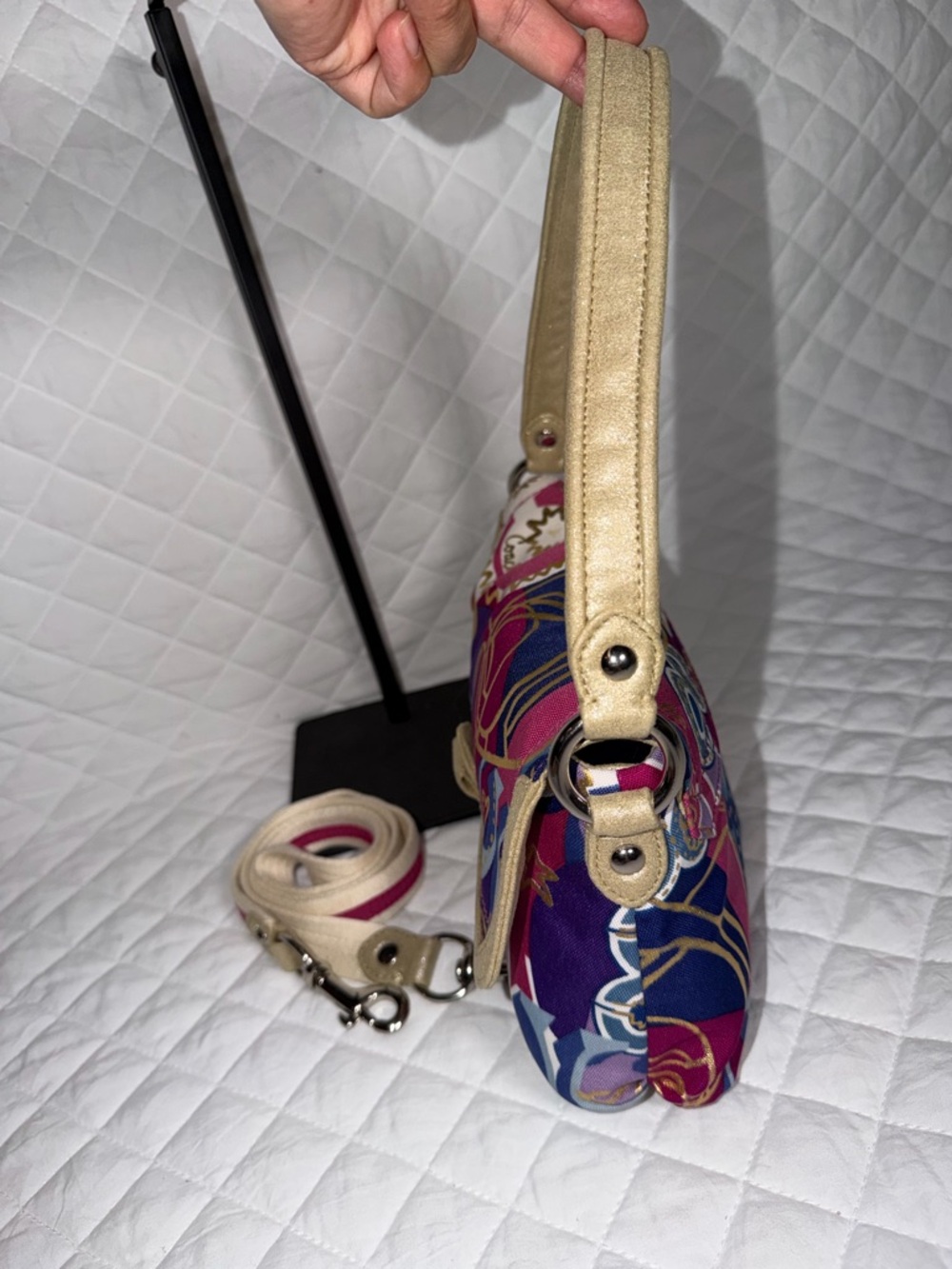 Coach Poppy graffiti print purse - Picture 7 of 10